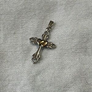 Heart Cross charm